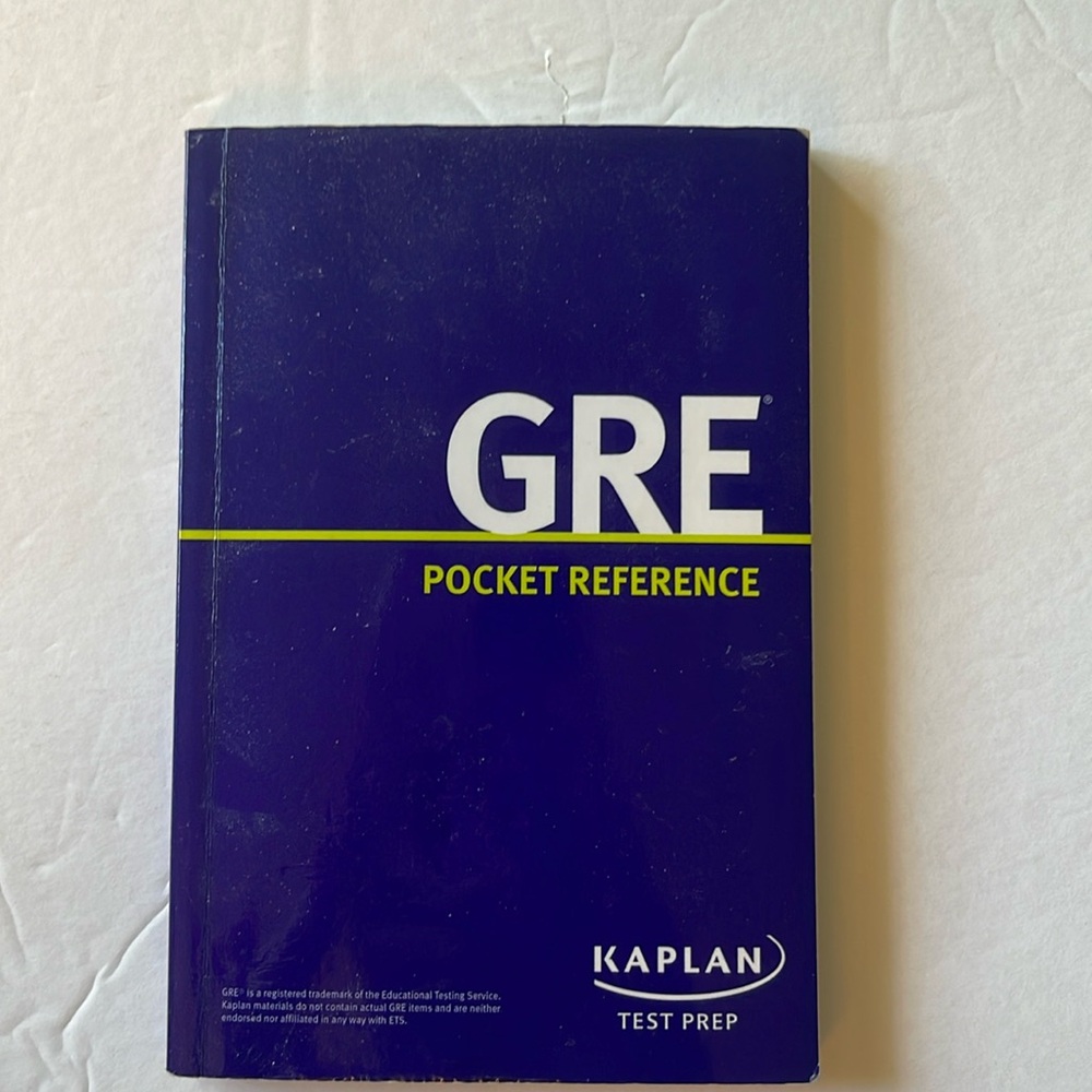 GRE Pocket Reference Kaplan Test Pre